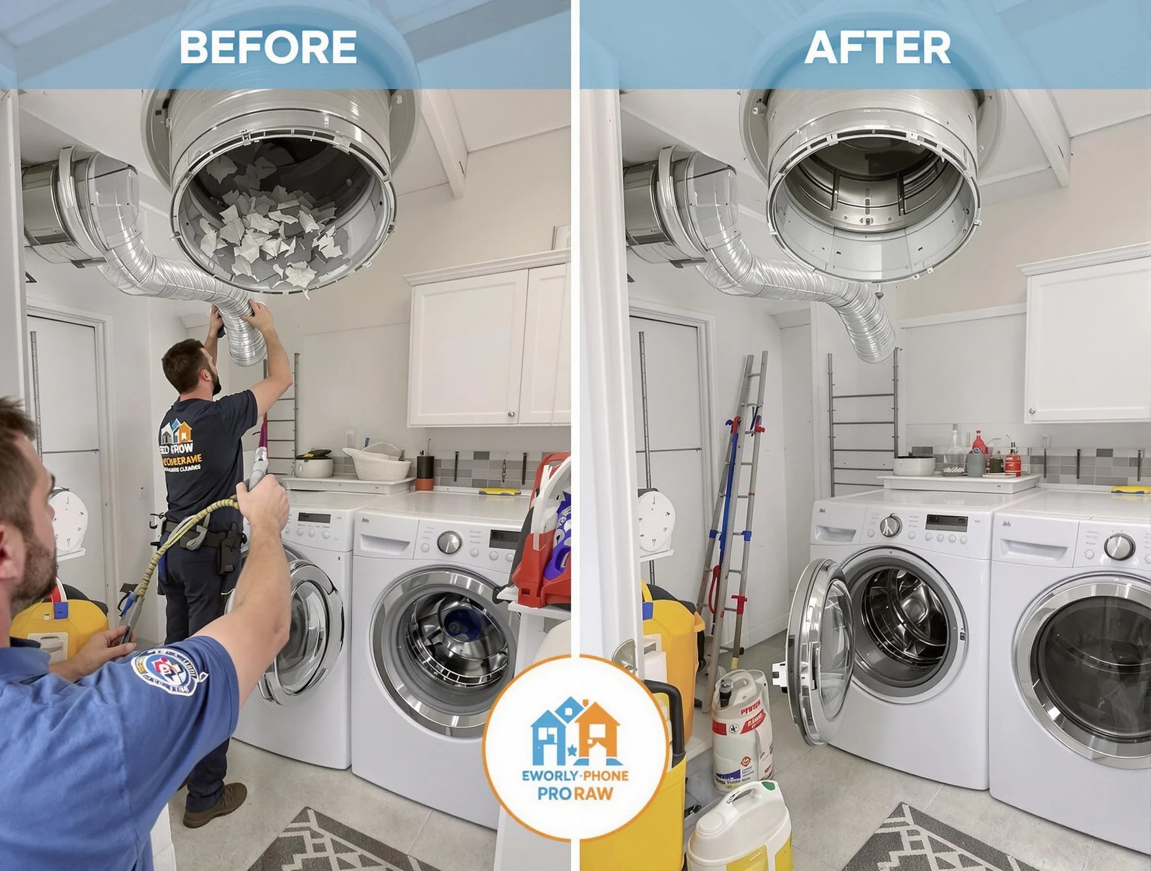 Residential dryer vent cleaning by Washington Dryer Vent Cleaning in Washington
