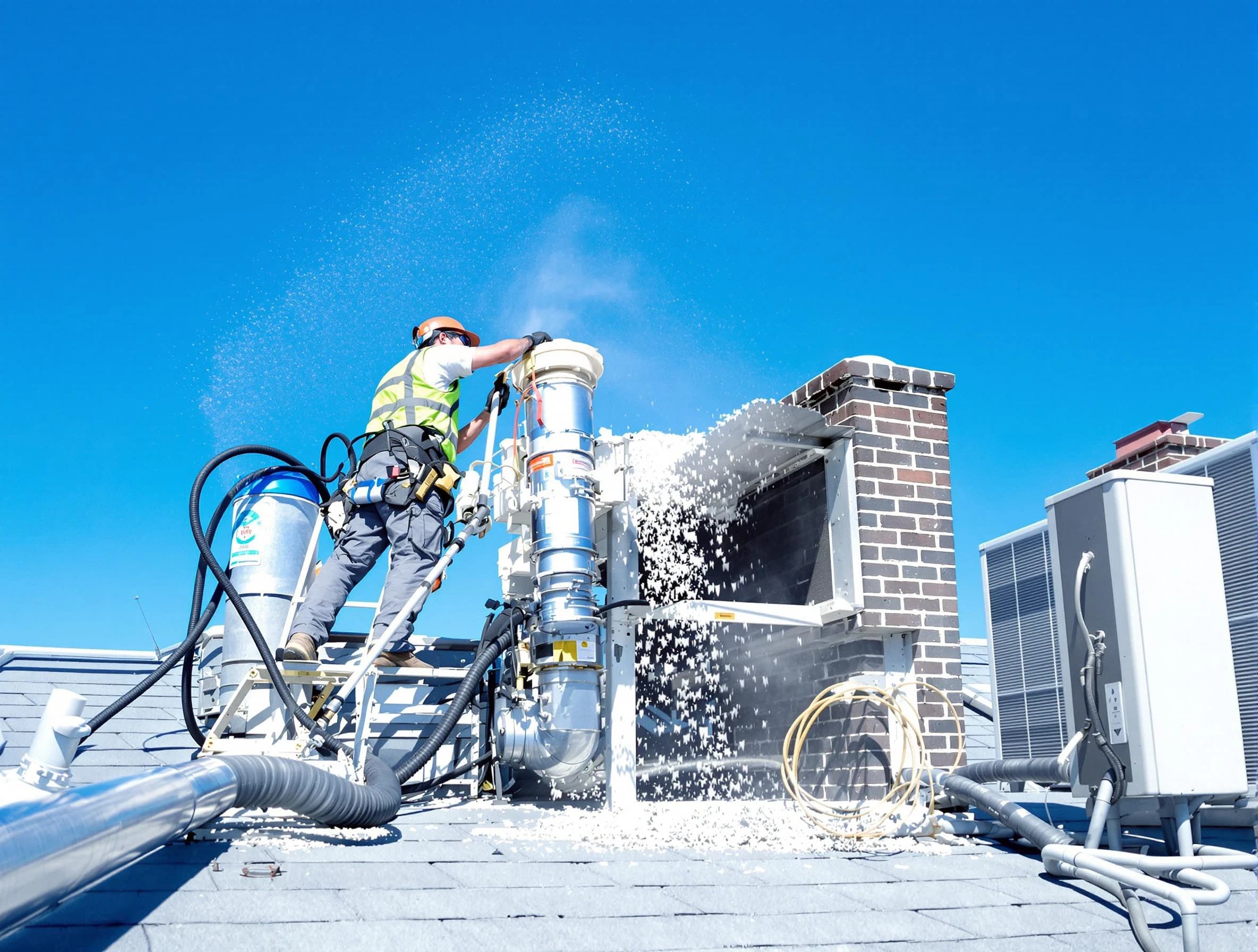 Expert roof dryer vent cleaning by Washington Dryer Vent Cleaning in Washington