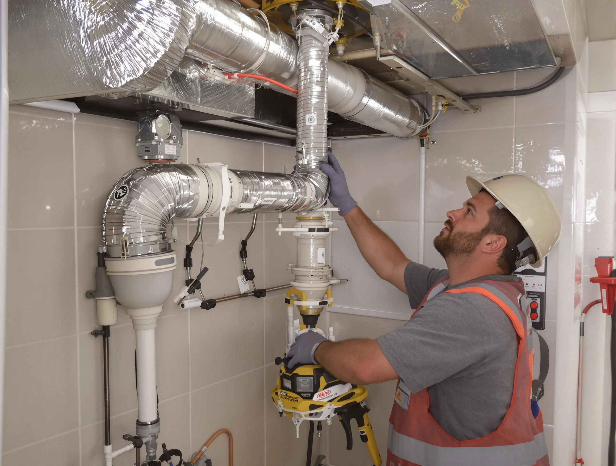 Washington Dryer Vent Cleaning expert performing professional dryer vent repair and installation in Washington